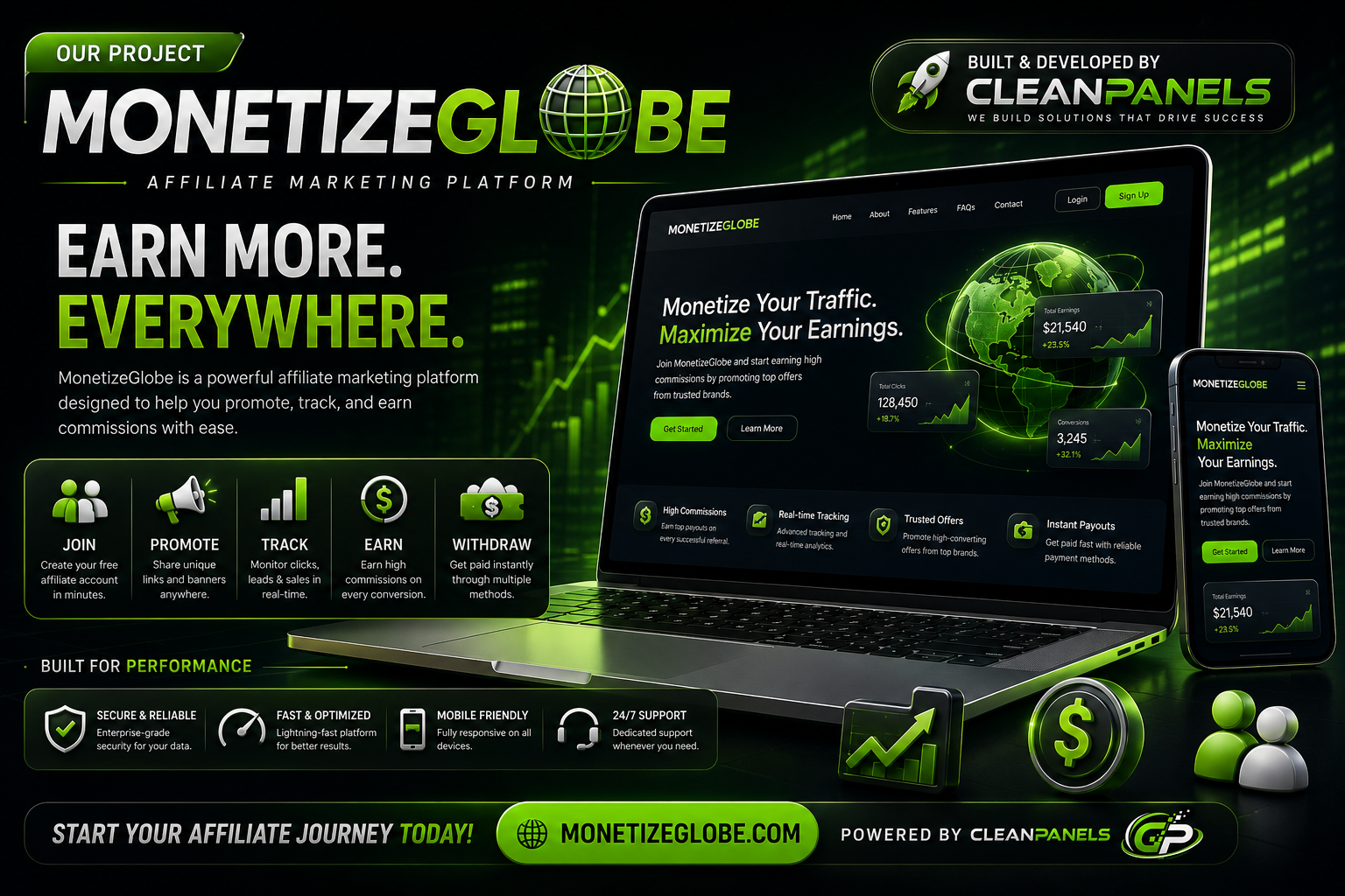 Affiliate Marketing & Referral Management System